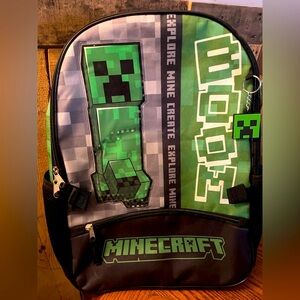 Minecraft Full Size Book Bag Backpack
